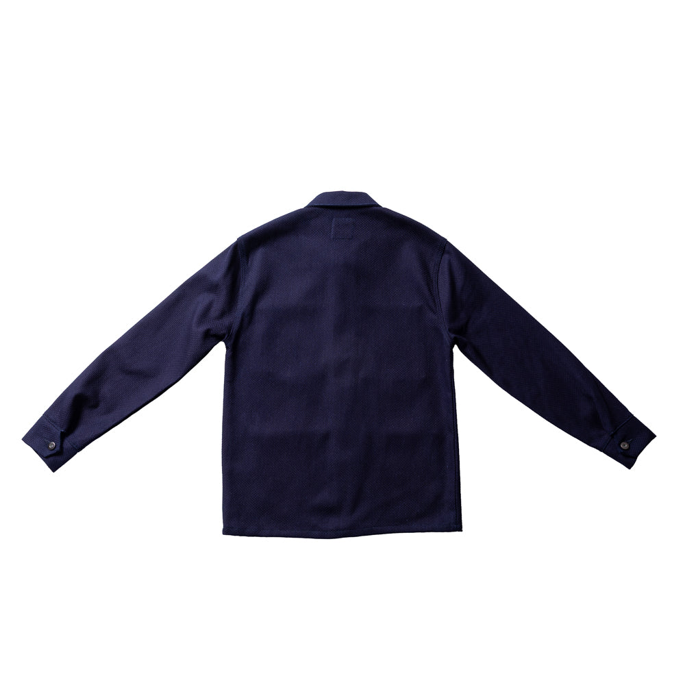 New Drop Men's Japanese Sashiko Kendo Indigo Chore Coat – Blue and
