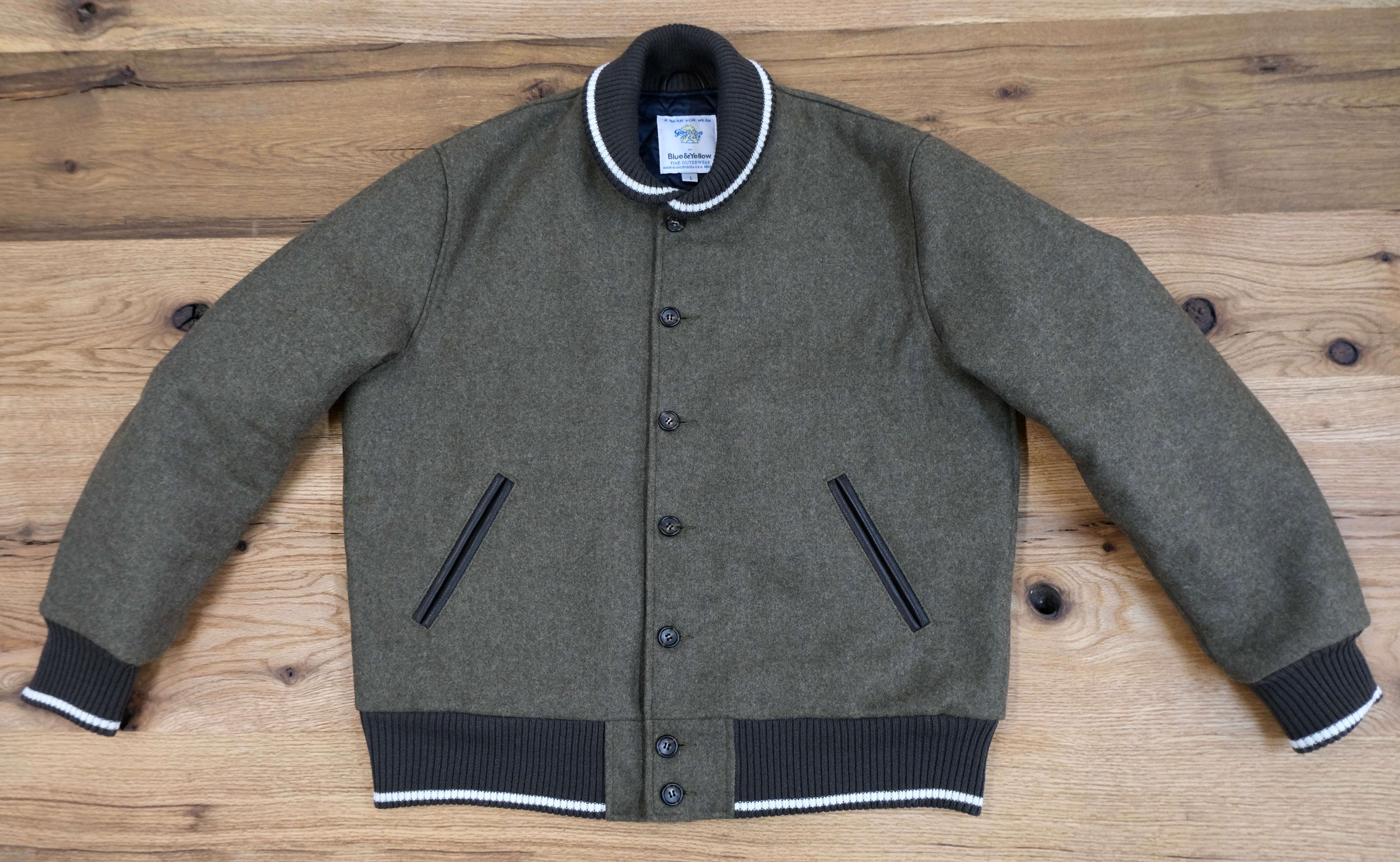 Made In California Bear Varsity Sweater Made In California Bear Varsity Sweater