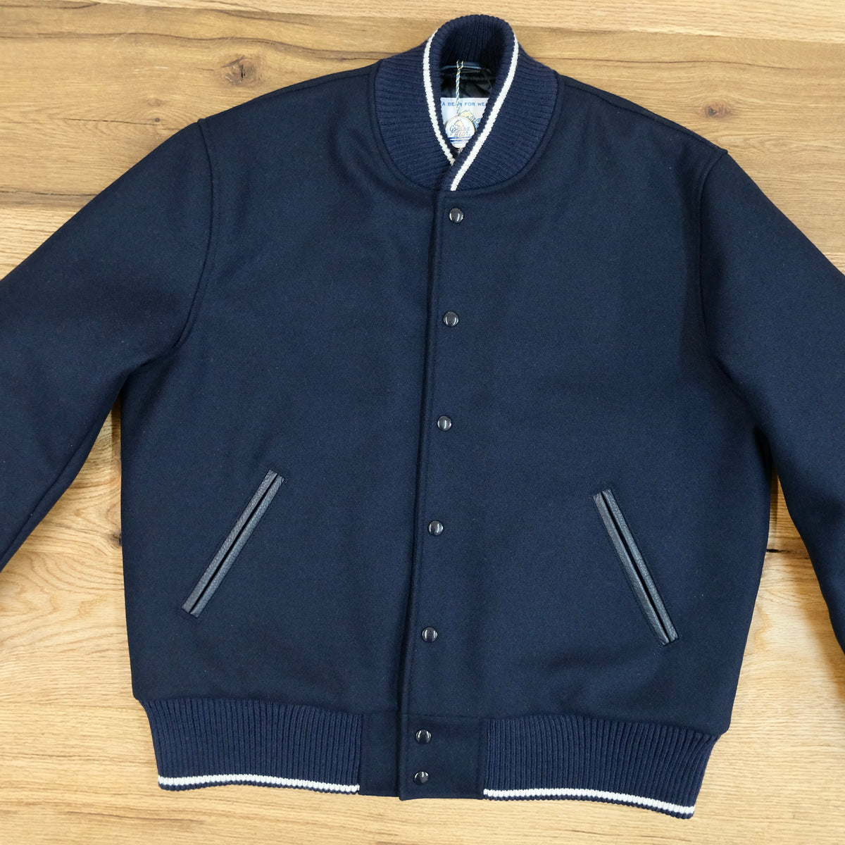 Golden Bear Varsity Jacket – Blue and Yellow Project